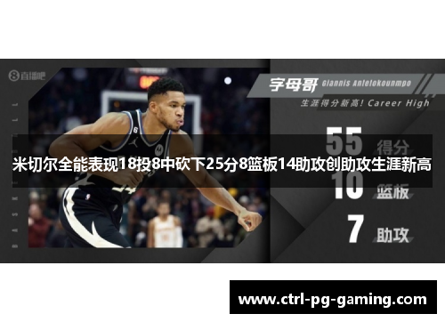 米切尔全能表现18投8中砍下25分8篮板14助攻创助攻生涯新高
